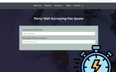 Instant Party Wall Fee Quote