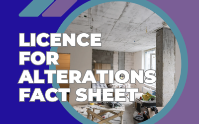 Licence for Alterations Fact Sheet