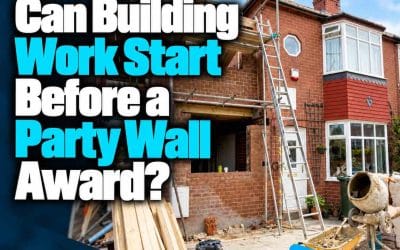 Can Building Work Start Before a Party Wall Award?
